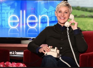 Ellen on the Phone