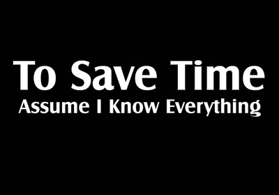 To Save Time