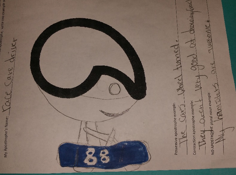 Race Car Driver Apostrophe Three