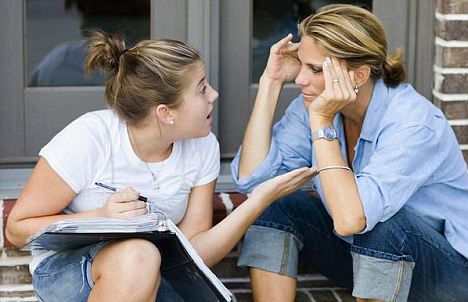 Arguing Teen