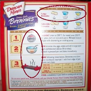 Brownie Instructions