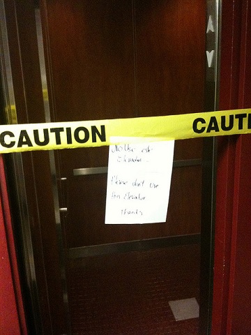 Elevator Out of Order
