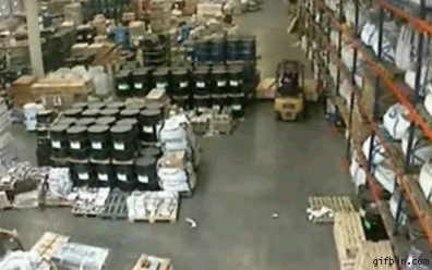 Forklift Fail