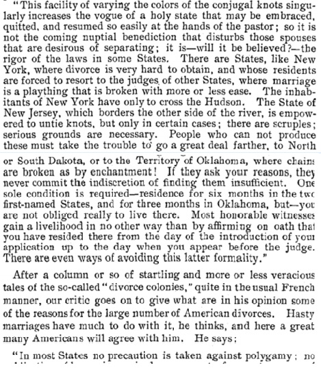 French View of Divorce