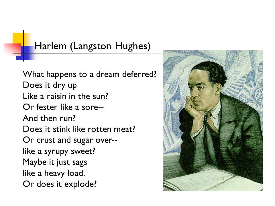 Harlem - Langston Hughes