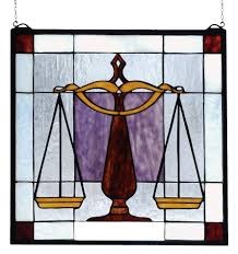 Stained Glass of Justice