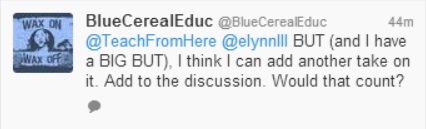 Tweet 3 - My Response Two