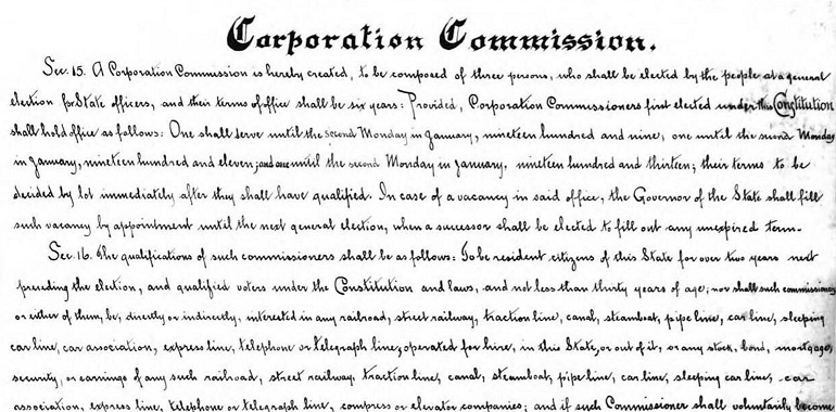 OK Corp Comm