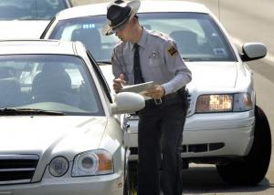 Officer Writing Ticket