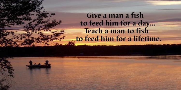 Teach A Kid To Fish...