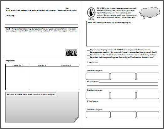 5PE Graphic Organizer