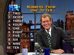Letterman Top Ten
